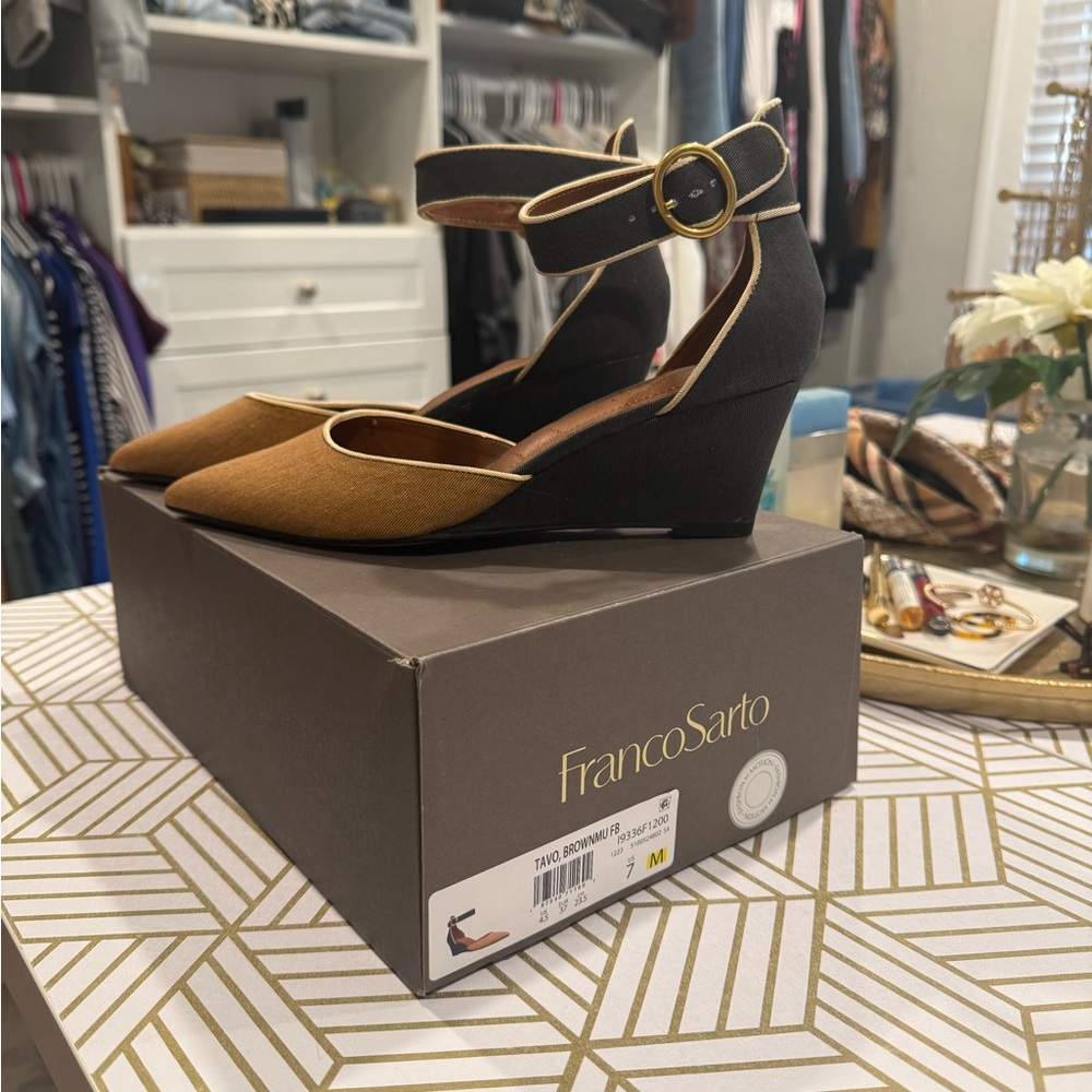 Franco Sarto Pointed-Toe Wedges